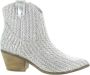 La strada Zilveren Raffia Westernlaarzen Gray Dames - Thumbnail 4