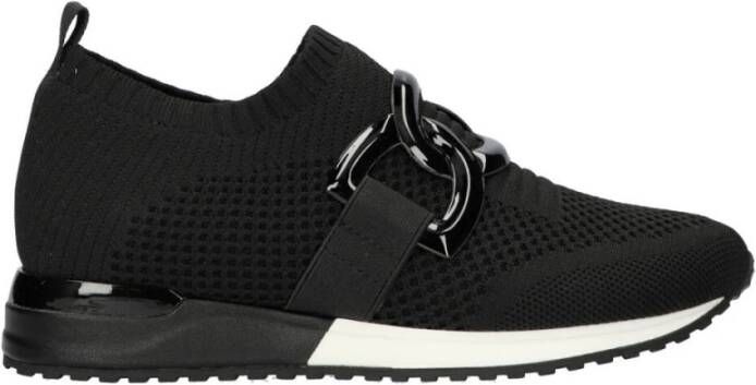 La strada Stijlvolle Sneakers Black Dames