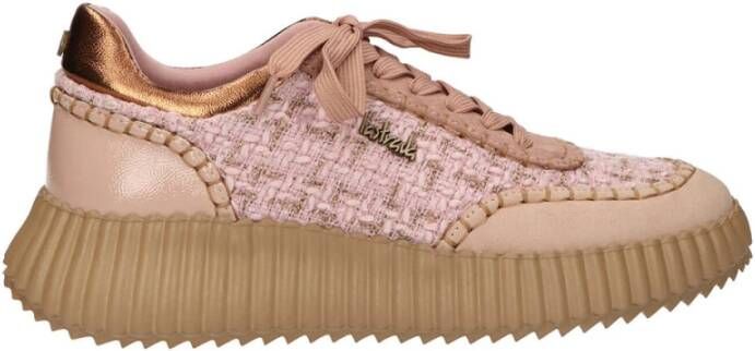 La strada Stijlvolle Sneakers Pink Dames