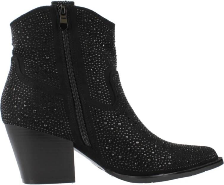 la strada Western Style Cowboy Boots Black Dames