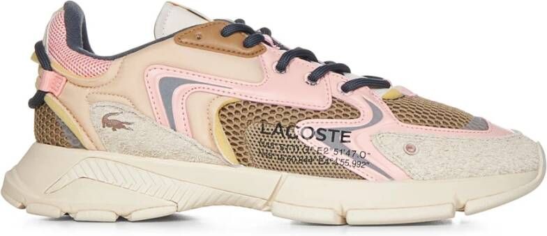 Lacoste Beige Sneakers voor Heren Aw23 Beige Heren