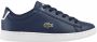 Lacoste Carnaby Evo BL 1 SMA Heren Sneakers Navy - Thumbnail 3