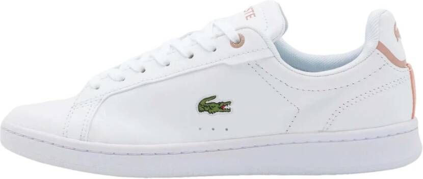 Lacoste Stijlvolle Witte Casual Sneakers voor Vrouwen Wit Dames