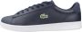 Lacoste CARNABY SET 224 1 SMA Heren Sneakers Donkerblauw Wit - Thumbnail 3