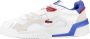 Lacoste Heren Lt125 Sneakers Wit Rood Blauw Multicolor Heren - Thumbnail 5