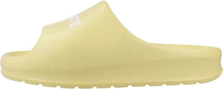 Lacoste Dames Serve Slide 2.0 Sandalen Yellow Dames