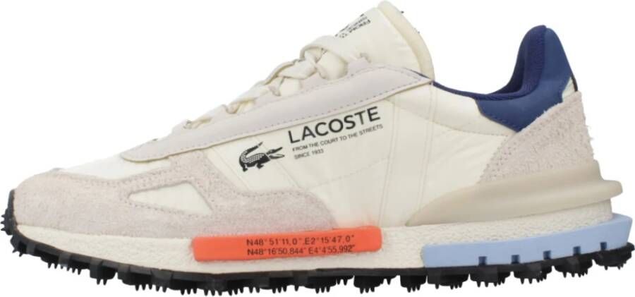 Lacoste Elite Active Sneakers Beige Heren