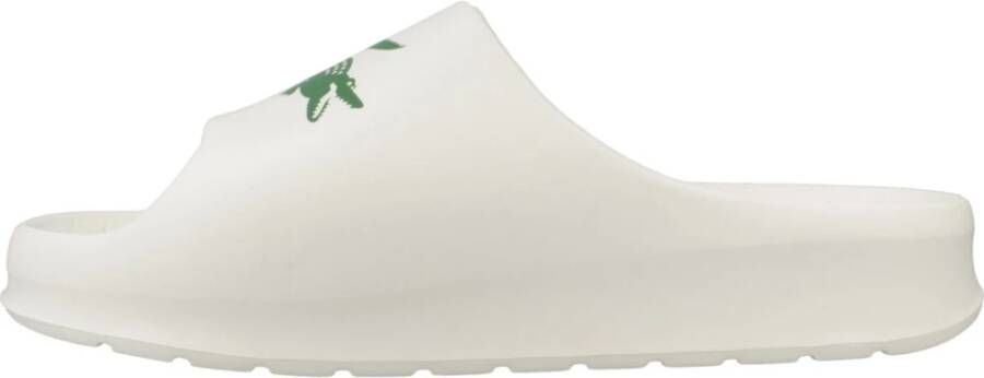 Lacoste Heren Serve Slide 2.0 Sandalen White Heren