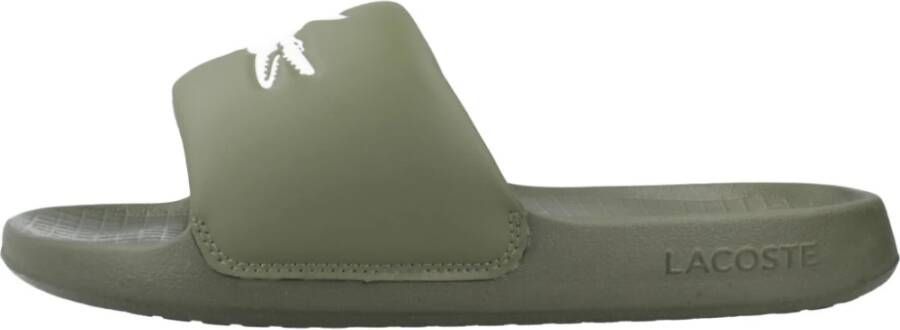 Lacoste Heren Serve Slide Sandalen Green Heren