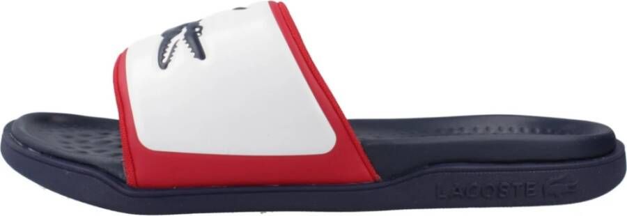 Lacoste Serve Slide Dual 1252CMA Slides & Sandalen in blauw formaten: 39.5