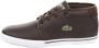 Lacoste Hoge Sneakers Bruin Leer Brown Heren - Thumbnail 1