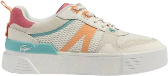 Lacoste Leren Hak Pop Sneakers Meerkleurig Dames