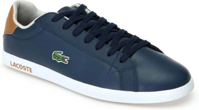 Lacoste Leren sneakers Graduate Lcr3 Blue Heren