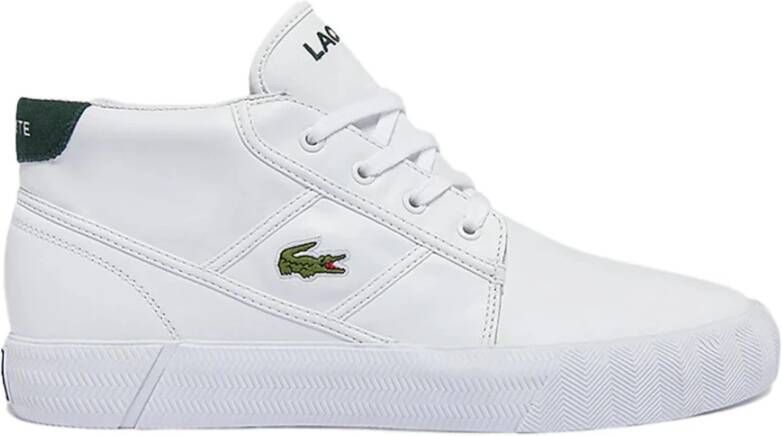 Lacoste Leren Sneakers met Stijlvol Design White Heren