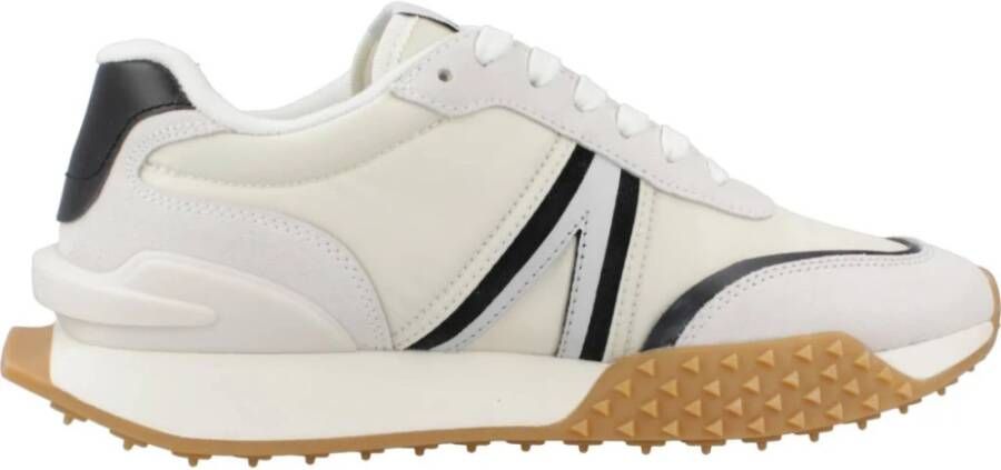 Lacoste Leren Spin Deluxe Sneakers Beige Dames