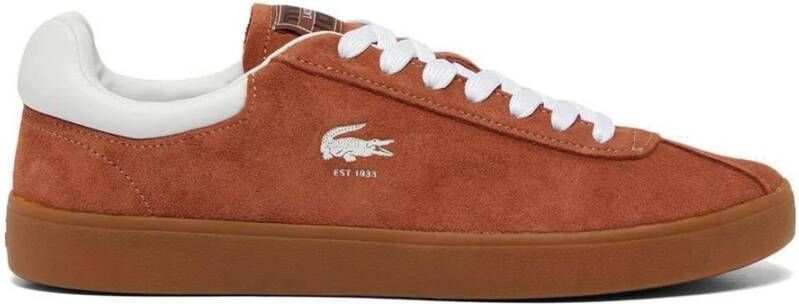 Lacoste Leren sneakers met labeldetail model 'BASESHOT'