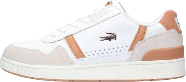 Lacoste Retro Lage Sneakers T-Clip White Heren