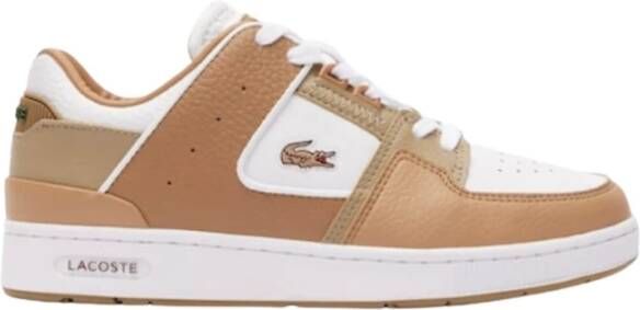 Lacoste Court Cage 223 2 Sfa Fashion sneakers Schoenen white brown maat: 38 beschikbare maaten:38 39