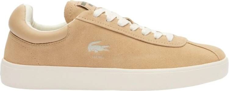 Lacoste Sneakers van leer in effen design