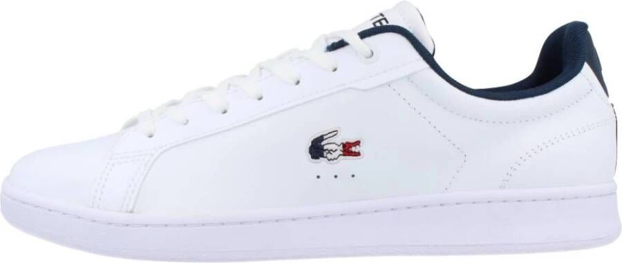 Lacoste Carnaby Pro Fashion sneakers Schoenen white navy red maat: 42.5 beschikbare maaten:41 42.5 43 44.5 45 46 - Foto 2