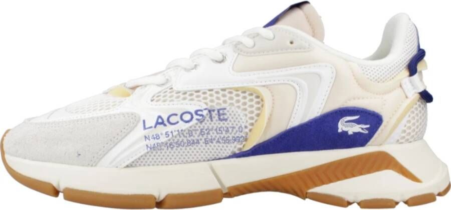 Lacoste Sneakers van leermix met contrastgarnering - Foto 1