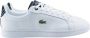 Lacoste Carnaby Sneakers Heren Wit Blauw White Heren - Thumbnail 2