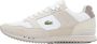 Lacoste Vintage-geïnspireerde Partner Piste Leren Sneakers Beige Heren - Thumbnail 5