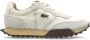 Lacoste Stijlvolle Heren Casual Sneakers Beige Heren - Thumbnail 2