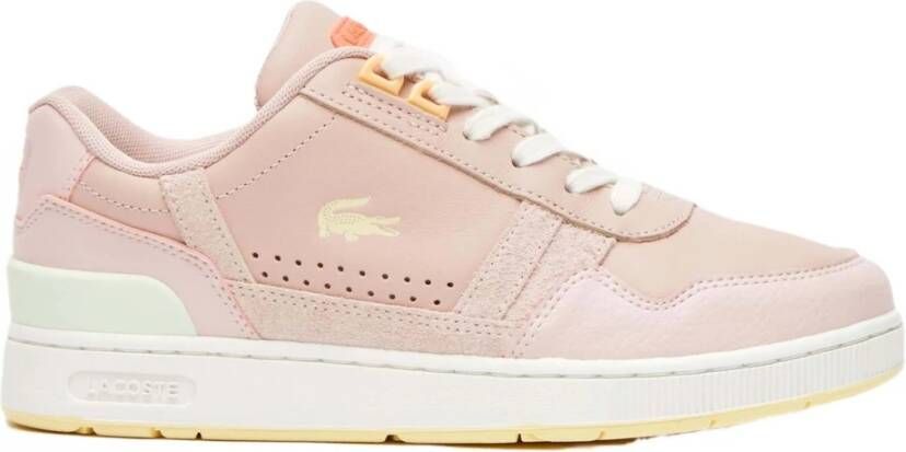 Lacoste T-Clip Sneakers Pink Dames