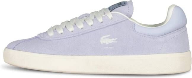 Lacoste Velours sneakers met iconisch detail Purple Dames