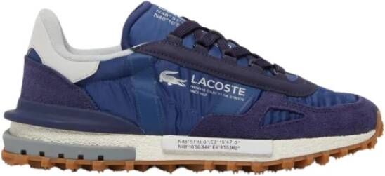 Lacoste Vintage Nylon Sneakers Elite Active Blue Heren