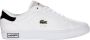 Lacoste Sneakers met logostitching model 'POWERCOURT' - Thumbnail 2