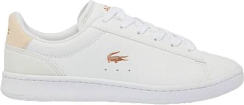 Lacoste Witte Casual Synthetische Sneakers White Dames