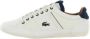 Lacoste Witte Sneakers met Metalen Logo White Heren - Thumbnail 1