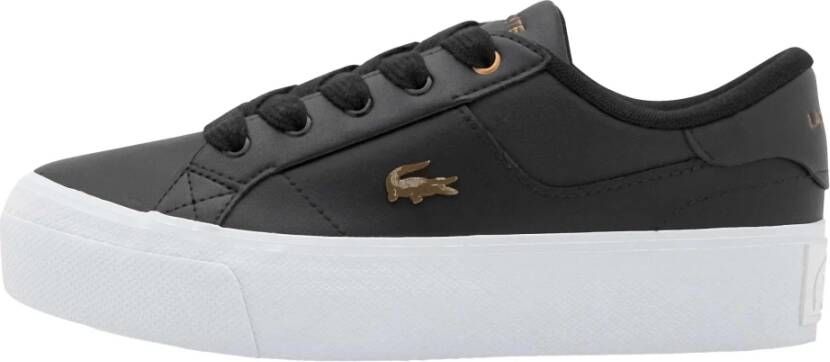 Lacoste Platform Sneakers voor modebewuste vrouwen Black Dames