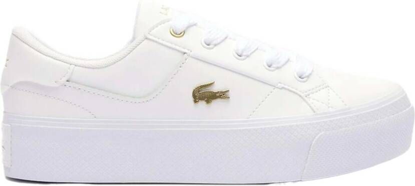 Lacoste Ziane Platform Sneakers White Dames