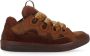 Lanvin Bruine Leren Sneakers met Logo Detail Brown Dames - Thumbnail 1