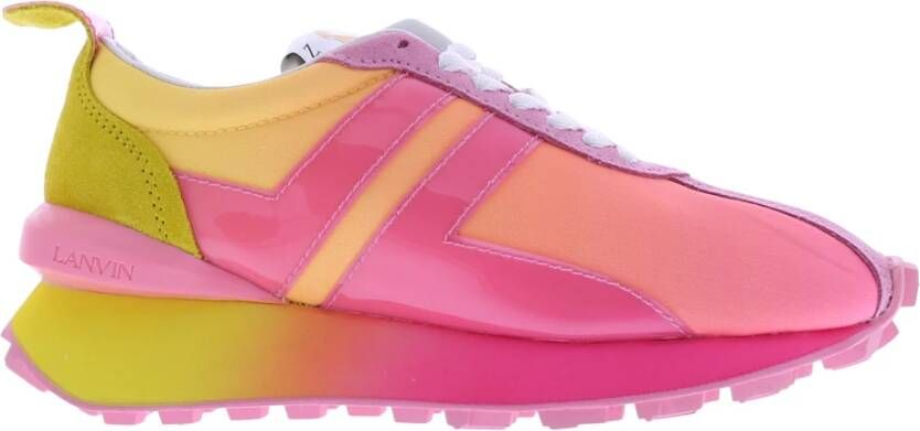 Lanvin Bumpr Sneakers Stijlvol en Comfortabel Roze Dames