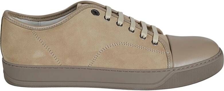 Lanvin Captoe Low Top Sneaker Brown Heren