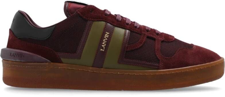 Lanvin Clay Sneakers Red Heren