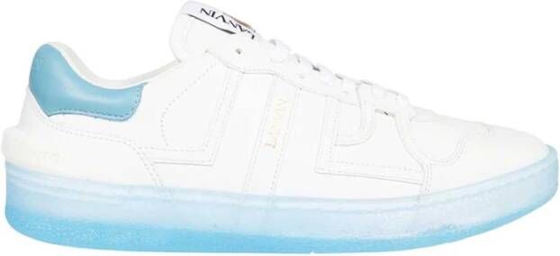 Lanvin Contrasterende kleur lage sneakers White Heren