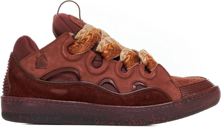 Lanvin Curb Sneakers Brown Heren