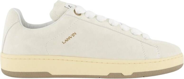 Lanvin Multikleur Sneakers met Gewatteerde Logotong White Dames