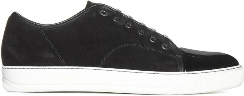 Lanvin Leren Sneakers voor Heren Stijlvol en Comfortabel Black Heren