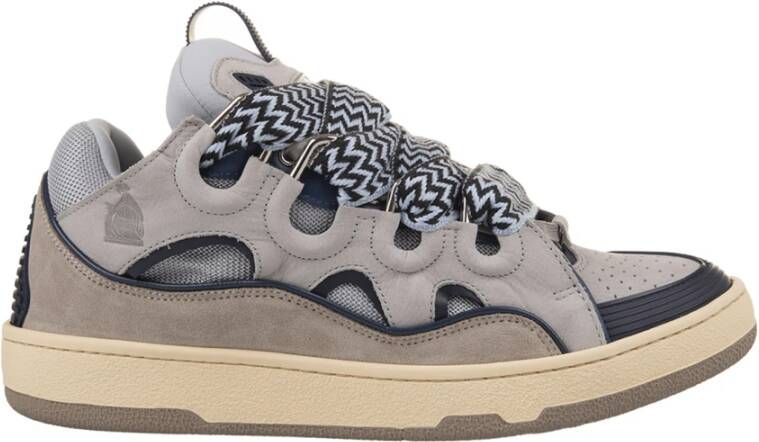 Lanvin Grijze Sneakers Multicolor Heren