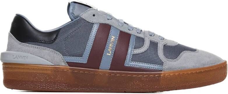 Lanvin Klei Leren Sneakers Multicolor Heren