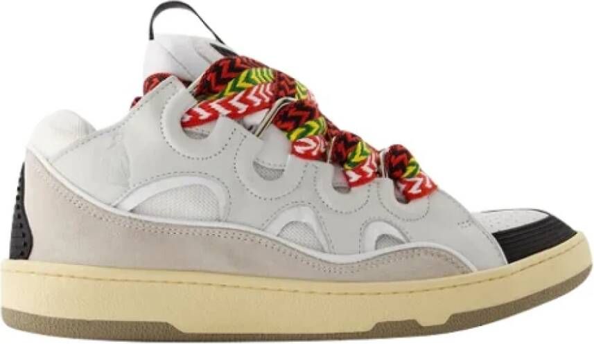 Lanvin Leather sneakers Multicolor Heren