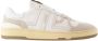 Lanvin Leather sneakers White Heren - Thumbnail 1