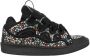 Lanvin Leren sneakers met steenversiering Black Heren - Thumbnail 1