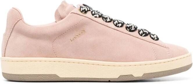 Lanvin Lichtroze Lage Top Sneakers Pink Dames